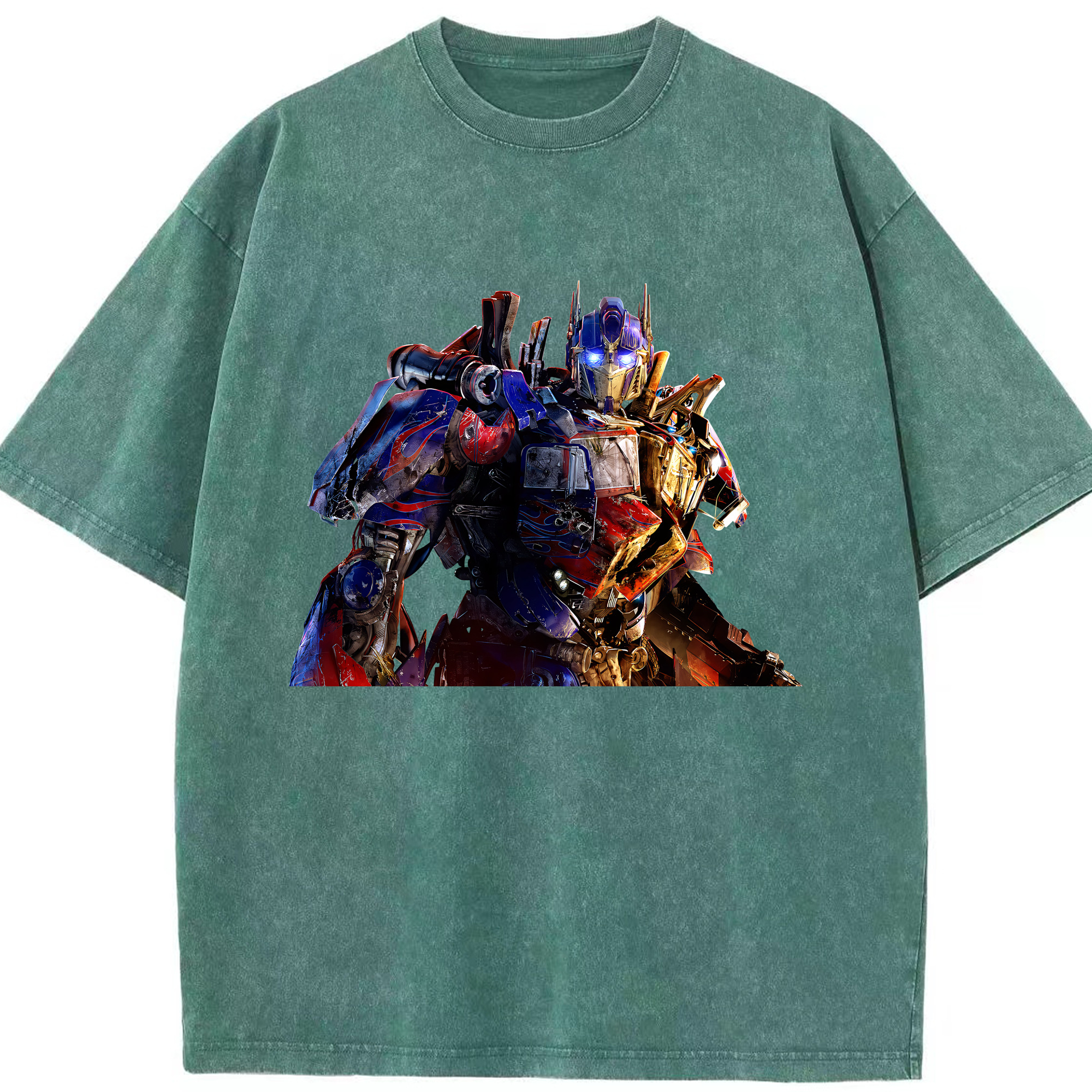 （画像用） Transformers トランスフォーマー 綿100% ヴィンテージ風 半袖Tシャツ（フロントプリント）
